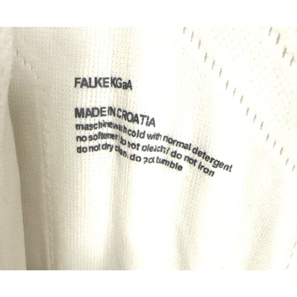 FALKE Ergonomic Sports System White V Neck Short Sleeve Top Size Large - Picture 4 of 10